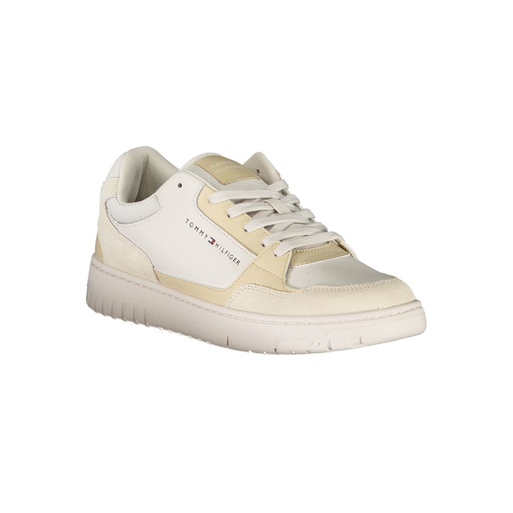 Tommy Hilfiger Beige Polyethylene Men Sneakers