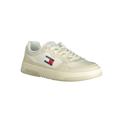 Tommy Hilfiger Beige Polyethylene Men Sneakers