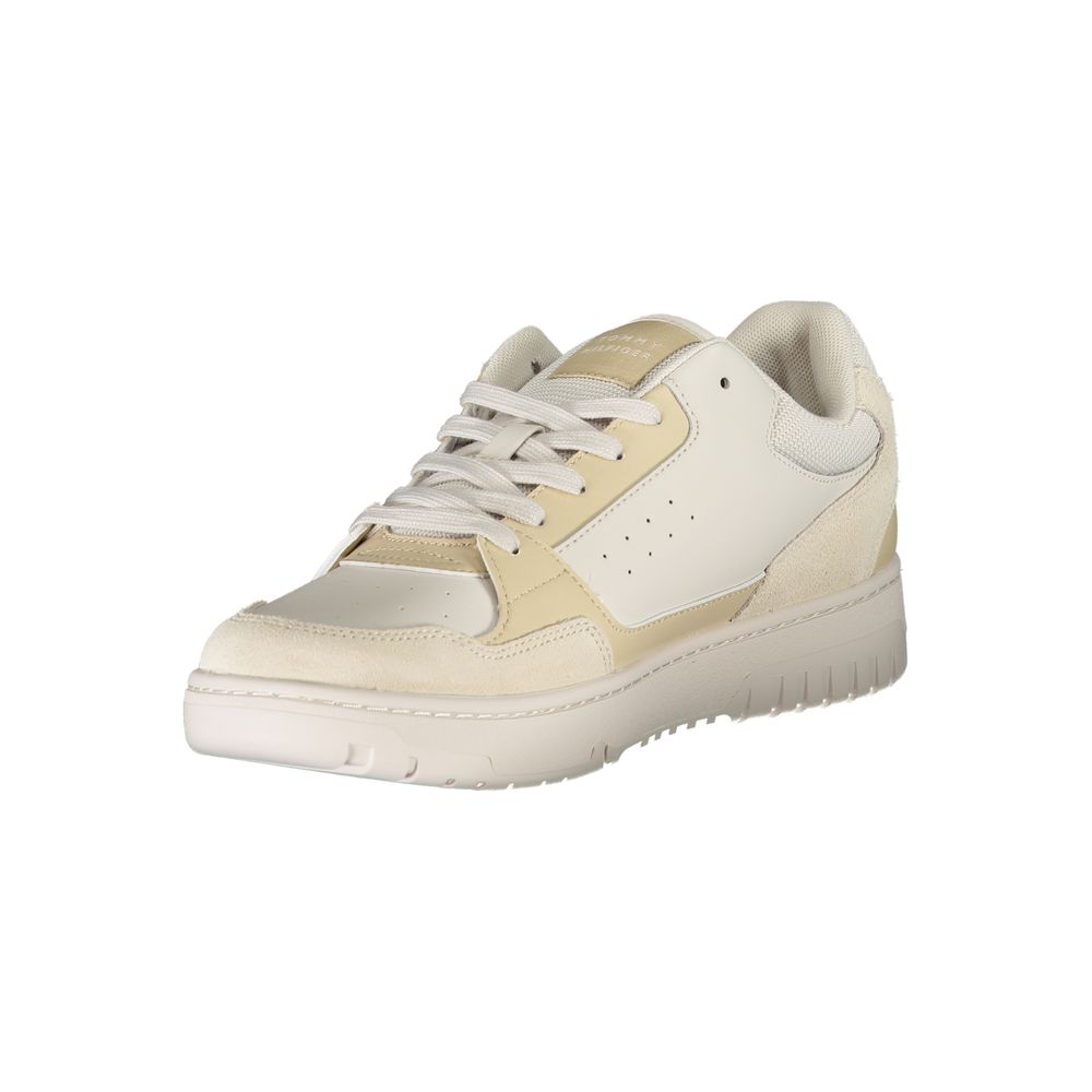 Tommy Hilfiger Beige Polyethylene Men Sneakers