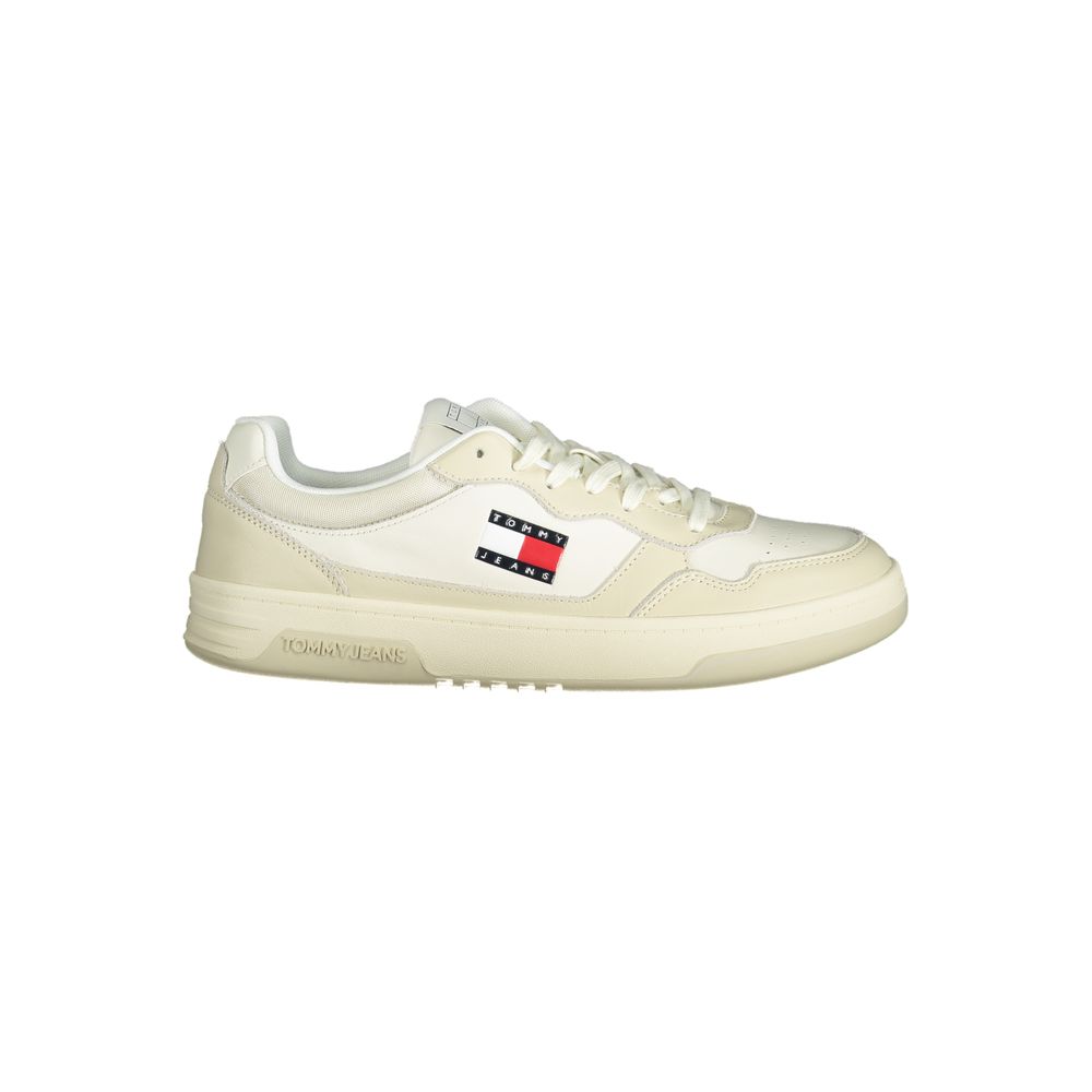 Tommy Hilfiger Beige Polyethylene Men Sneakers