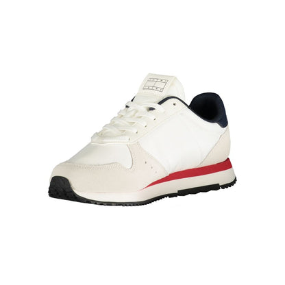 Tommy Hilfiger Bianco Leather Men Sneakers