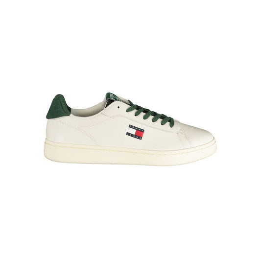 Tommy Hilfiger Bianco Polyurethane Men Sneaker