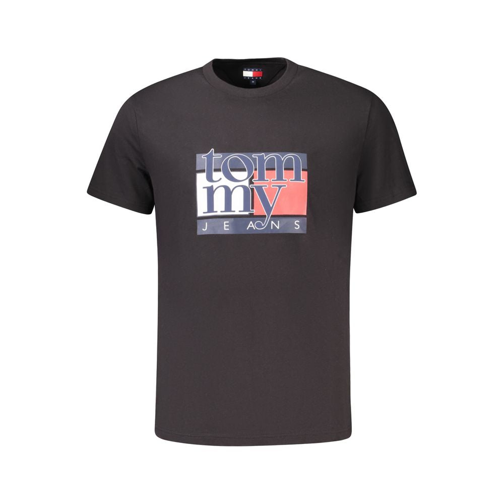 Tommy Hilfiger Black Cotton T-Shirt