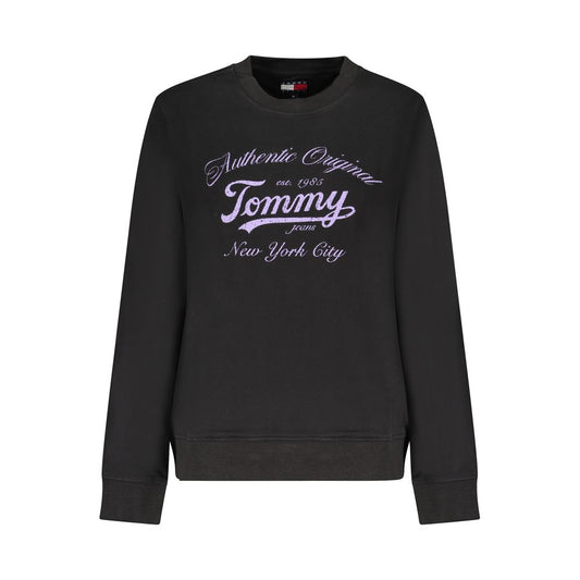 Tommy Hilfiger Black Cotton Women Sweater