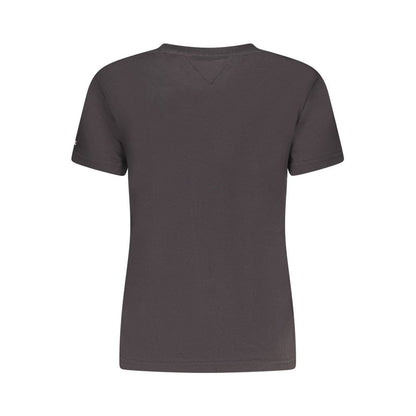 Tommy Hilfiger Black Cotton Women T-Shirt