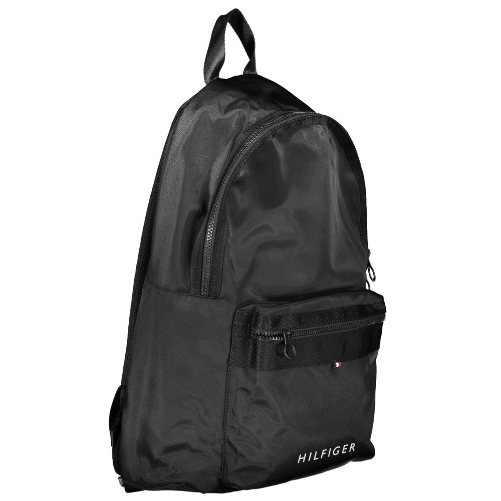 Tommy Hilfiger TO-22078 black polyester backpack for men