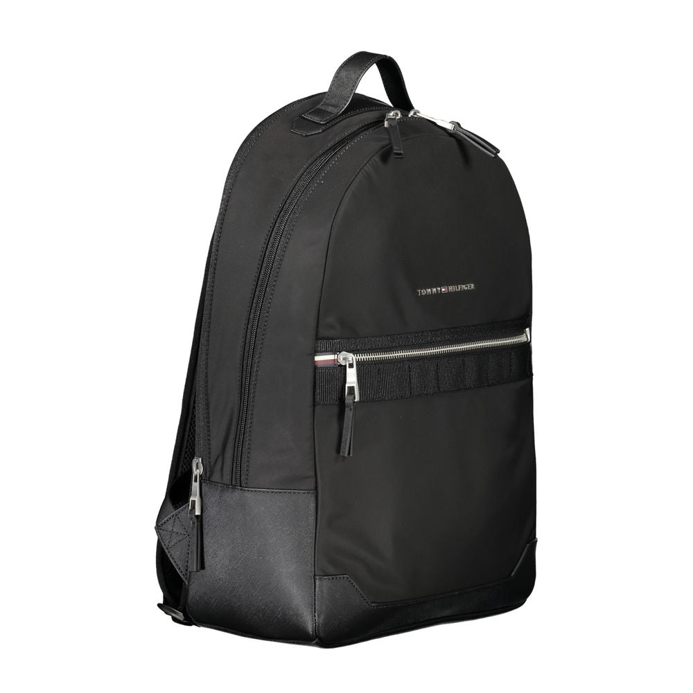 Tommy Hilfiger TO-27519 black polyester backpack for men