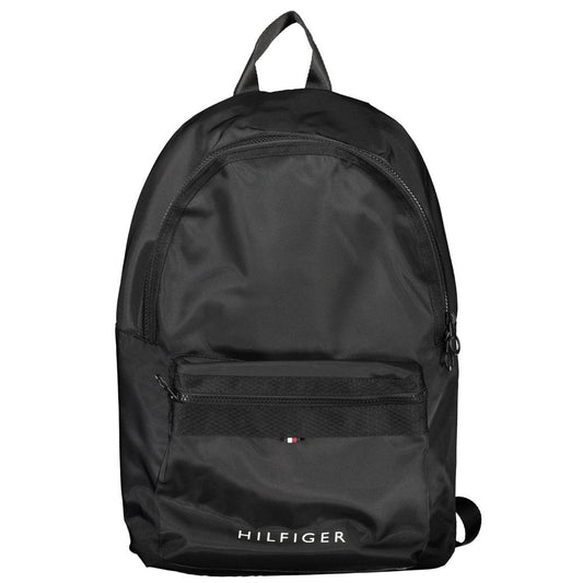 Tommy Hilfiger TO-22078 black polyester backpack for men