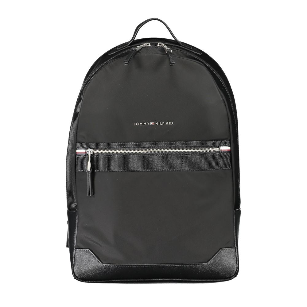 Tommy Hilfiger TO-27519 black polyester backpack for men
