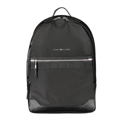 Tommy Hilfiger TO-27519 black polyester backpack for men