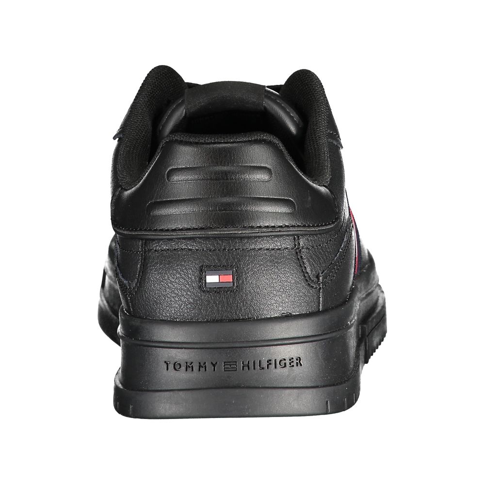 Tommy Hilfiger Black Polyester Sneakers
