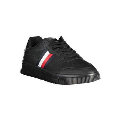 Tommy Hilfiger Black Polyester Sneakers
