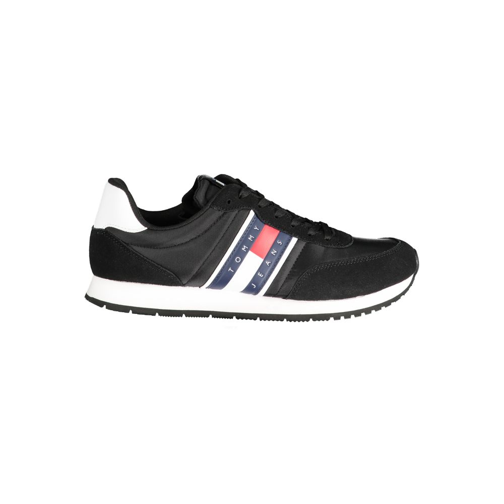 Tommy Hilfiger Black Polyester Sneakers