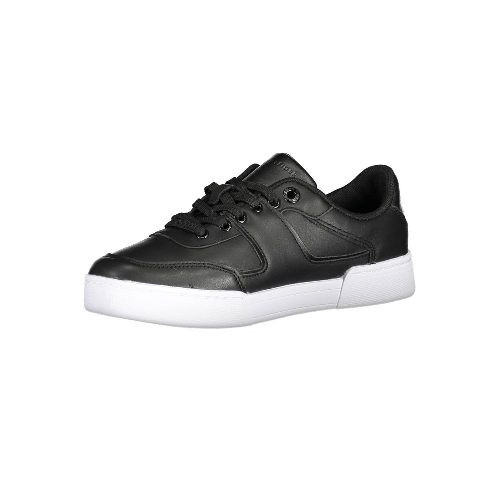 Tommy Hilfiger Black Polyester Women Sneaker