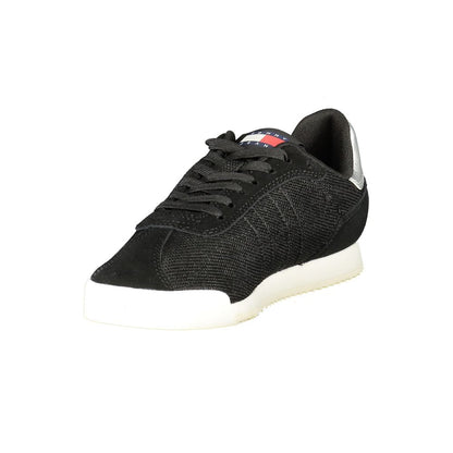 Tommy Hilfiger Black Polyester Women Sneakers