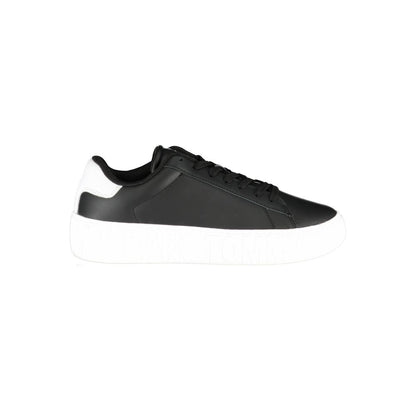 Tommy Hilfiger Black Polyethylene Men Sneakers