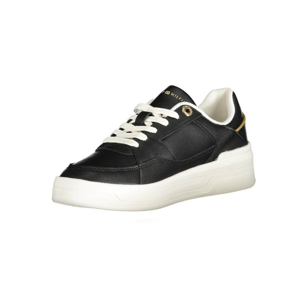 Tommy Hilfiger Black Polyethylene Women Sneakers