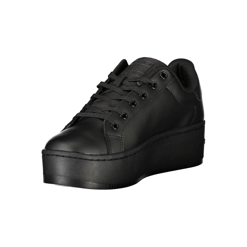 Tommy Hilfiger Black Polyethylene Women Sneakers