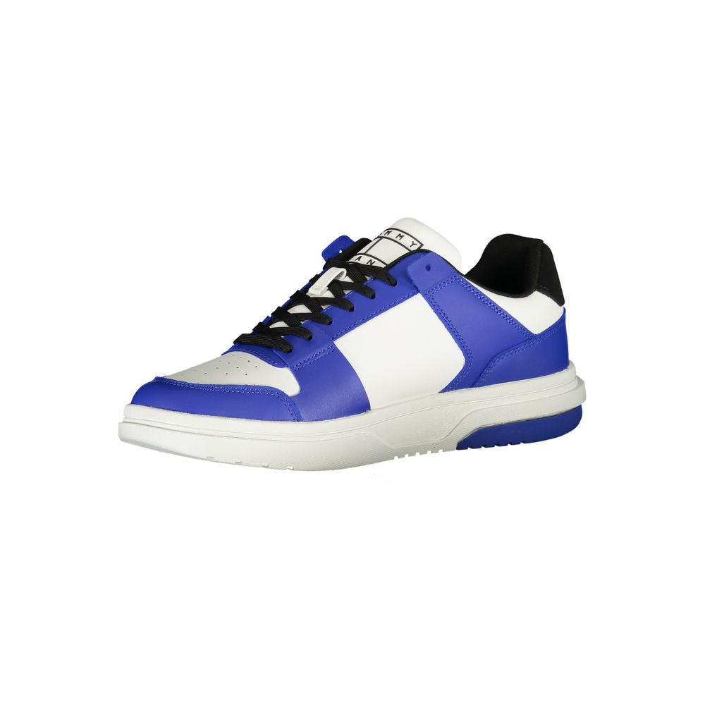 Tommy Hilfiger Blue Polyethylene Men Sneakers