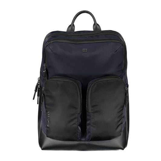 Tommy Hilfiger TO-17766 blue polyurethane backpack for men