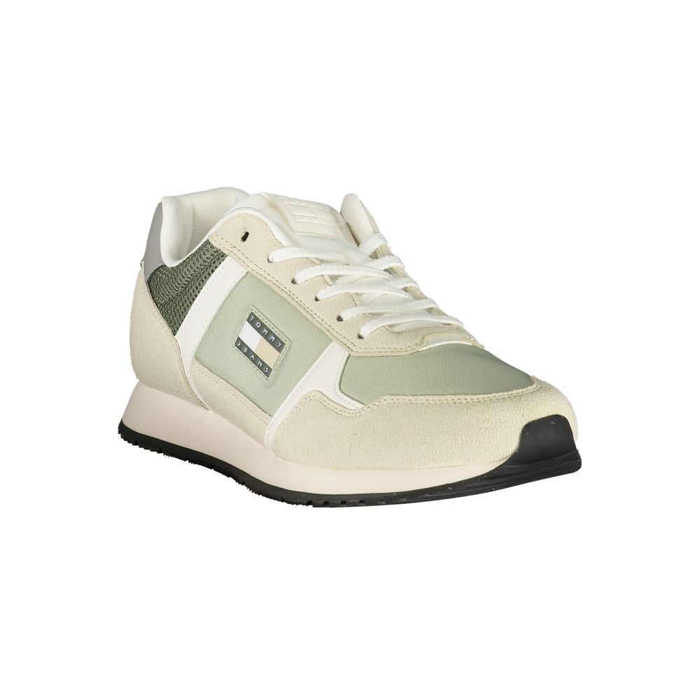 Tommy Hilfiger Green Polyester Men Sneakers