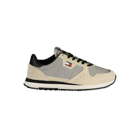Tommy Hilfiger Grigio Leather Men Sneakers