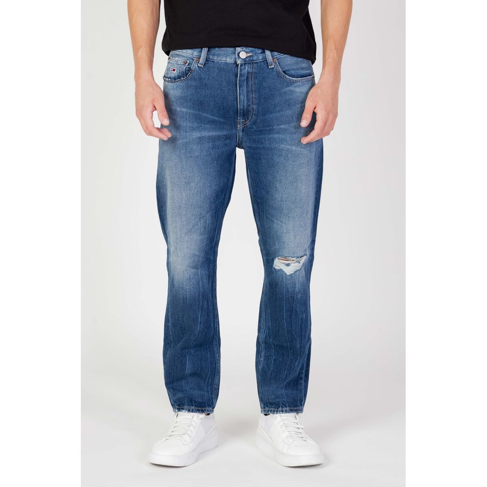 Tommy Hilfiger Jeans Blue Cotton Slim Fit Jean