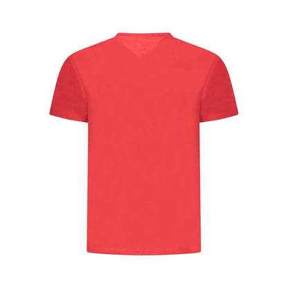 Tommy Hilfiger Red Cotton Men T-Shirt
