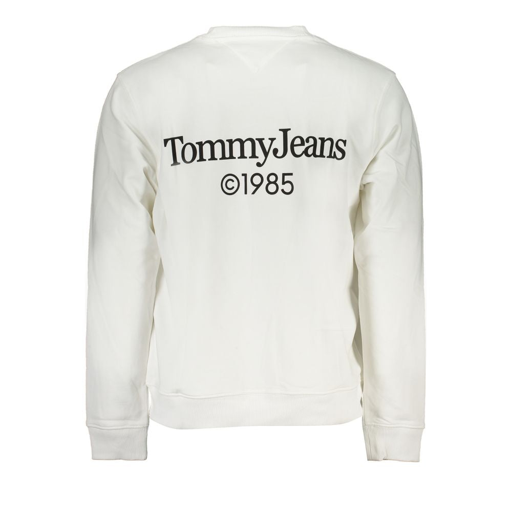 Tommy Hilfiger White Cotton Men's Sweatshirt