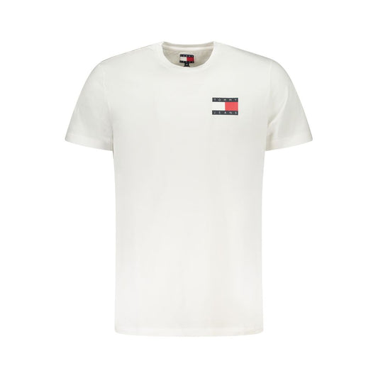 Tommy Hilfiger White Cotton Men's T-Shirt