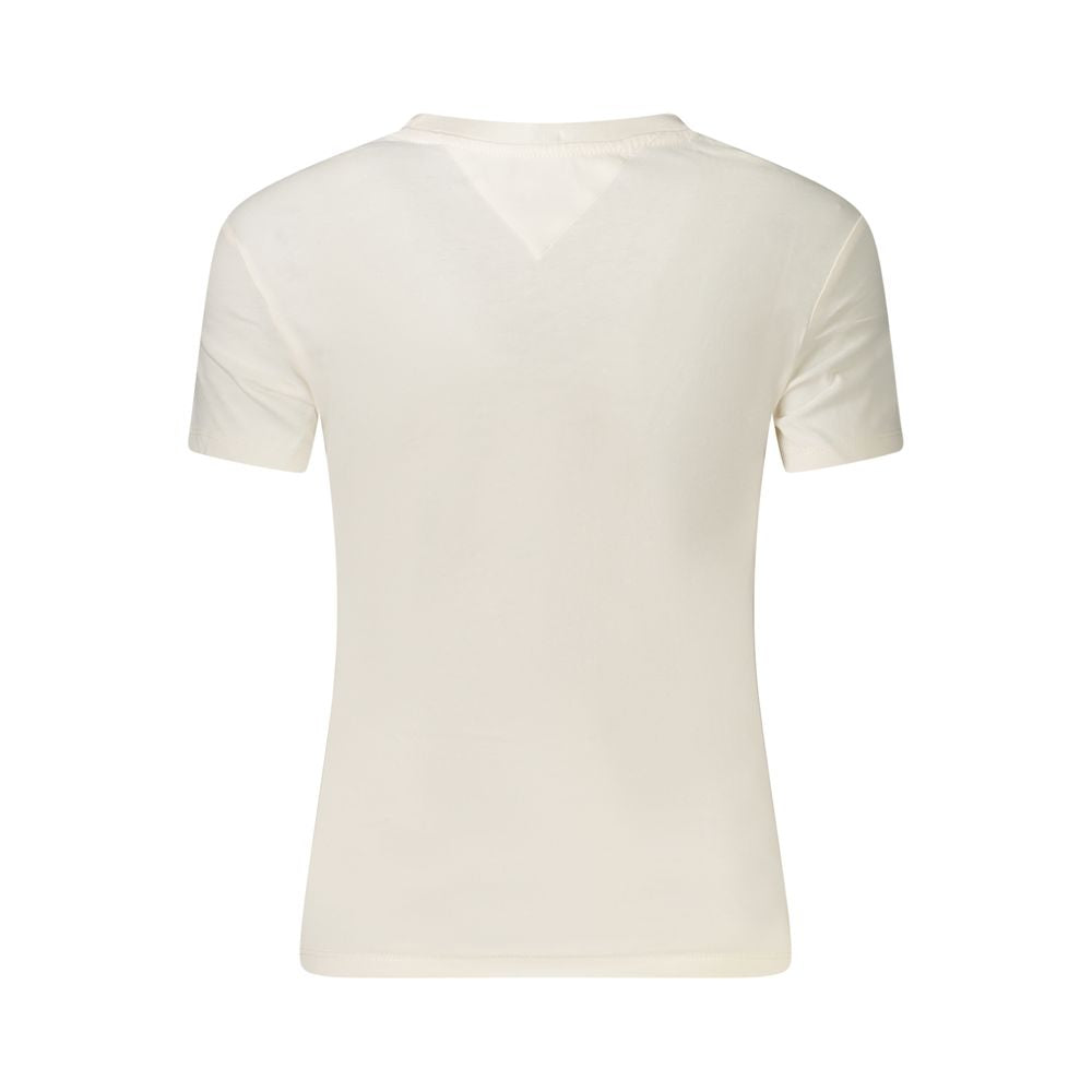 Tommy Hilfiger White Cotton Women T-Shirt