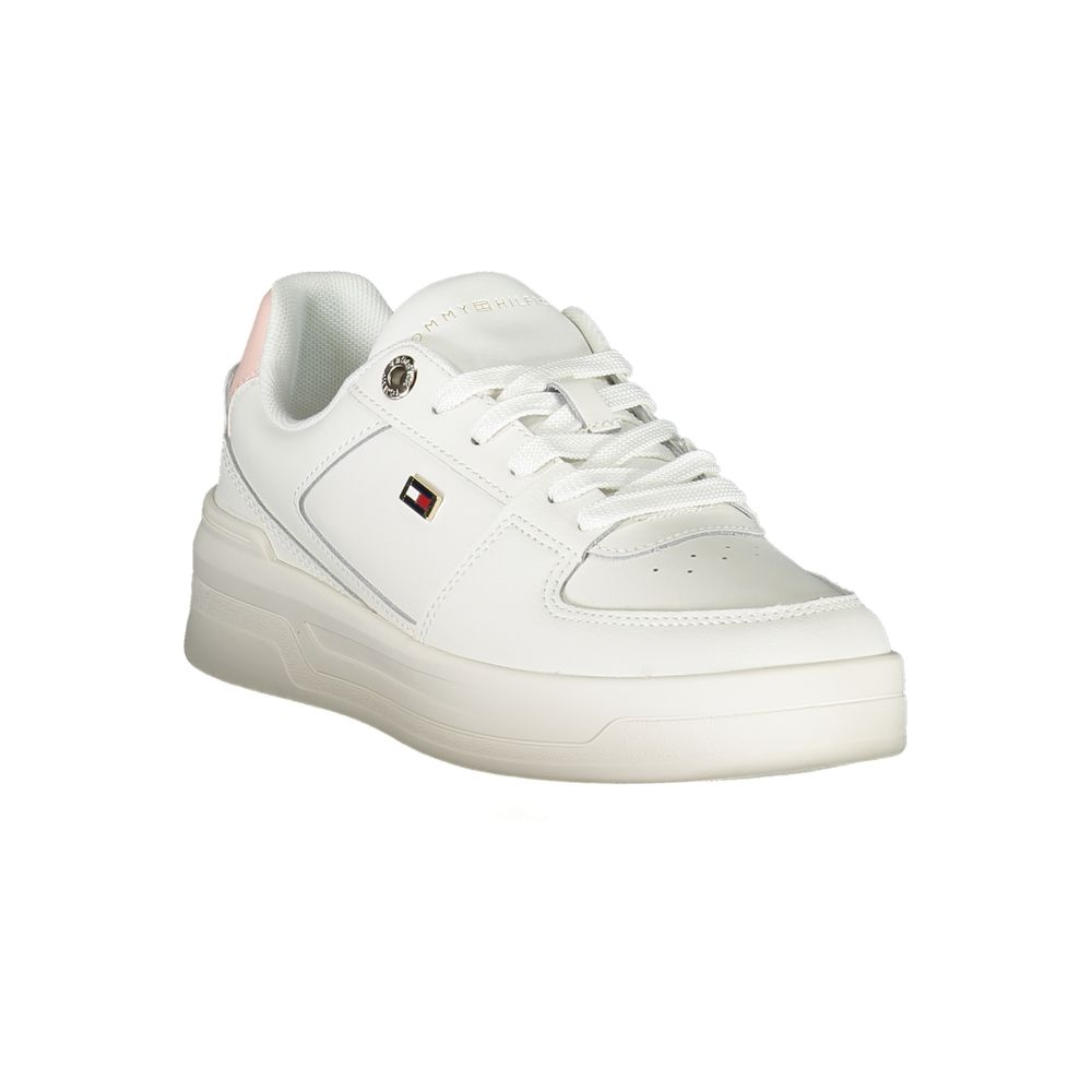 Tommy Hilfiger White Leather Women Sneaker