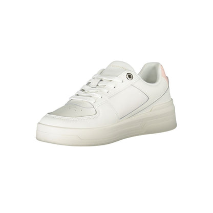 Tommy Hilfiger White Leather Women Sneaker