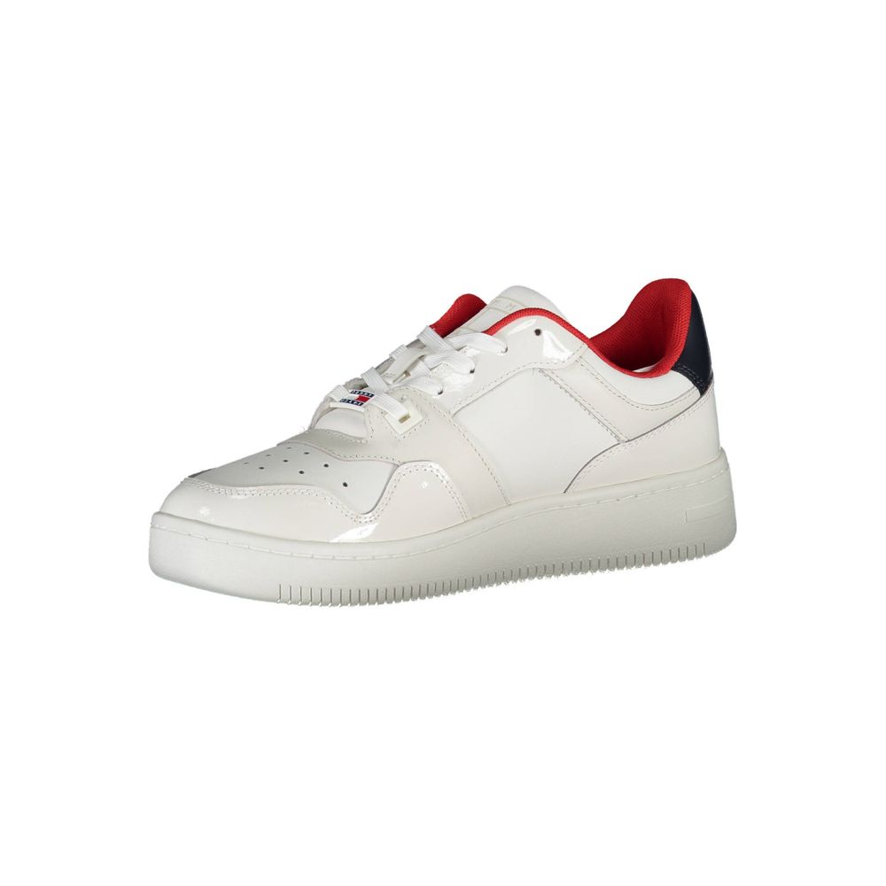 Tommy Hilfiger White Leather Women Sneakers