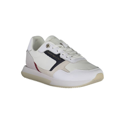 Tommy Hilfiger White Leather Women Sneakers