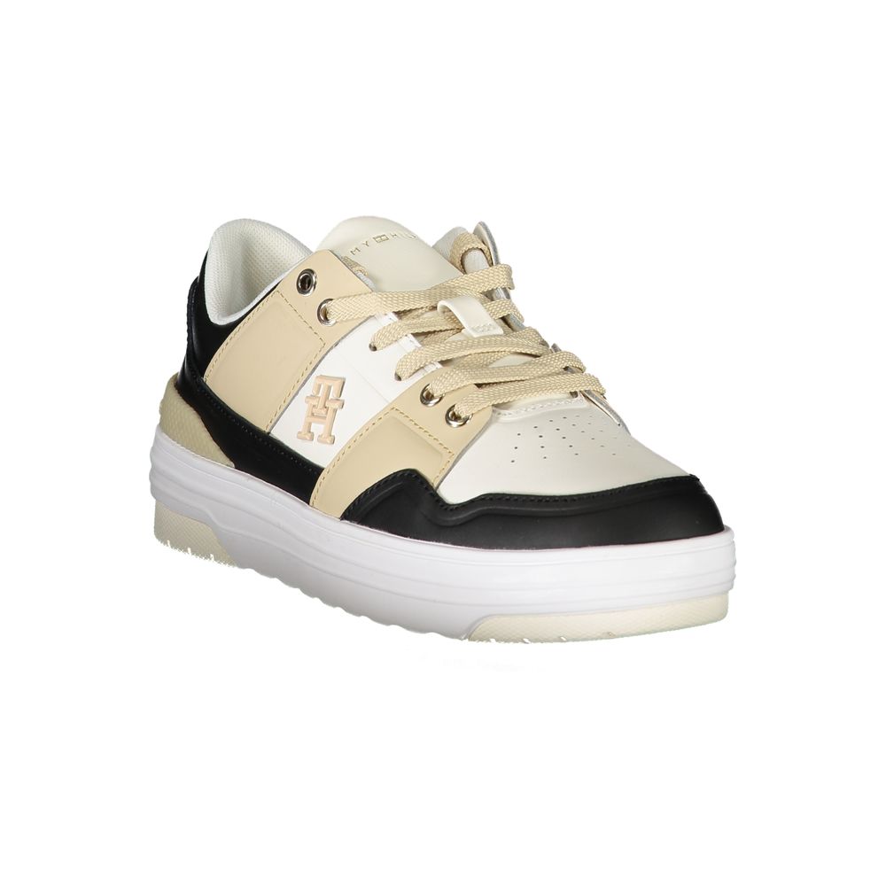 Tommy Hilfiger White Leather Women Sneakers