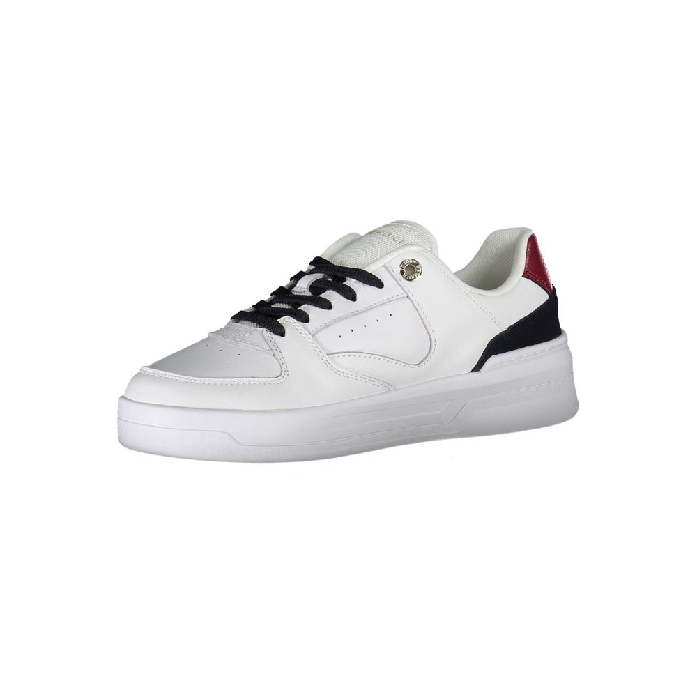 Tommy Hilfiger White Leather Women Sneakers