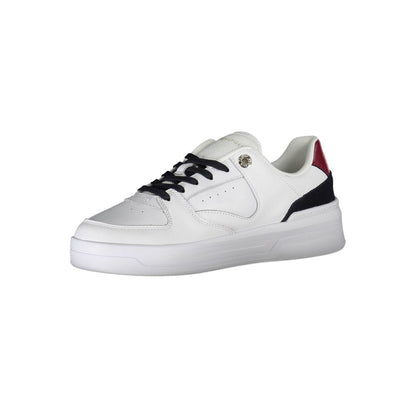Tommy Hilfiger White Leather Women Sneakers