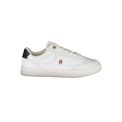 Tommy Hilfiger White Leather Women Sneakers