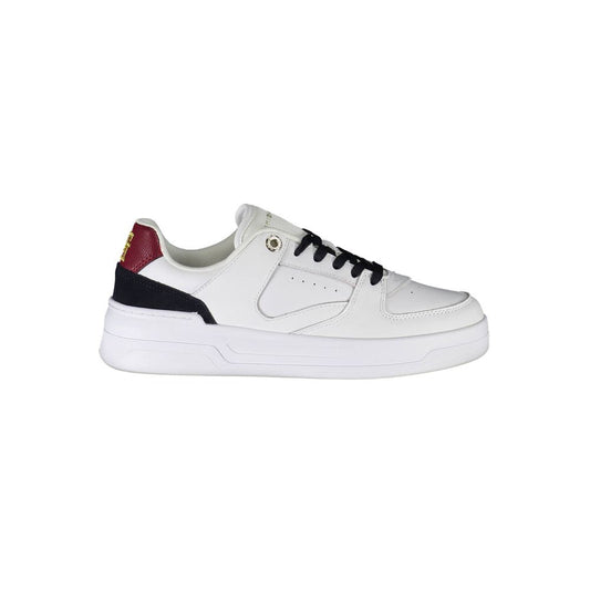 Tommy Hilfiger White Leather Women Sneakers