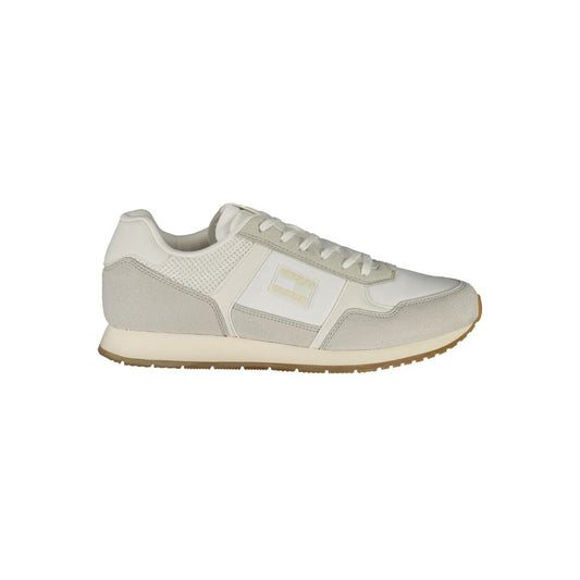 Tommy Hilfiger White Polyester Men Sneakers