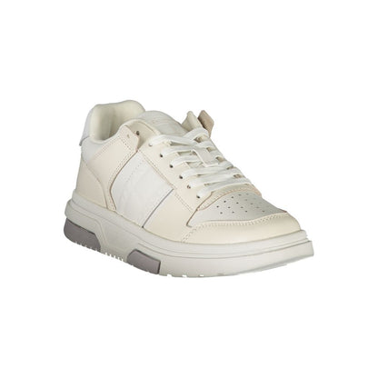Tommy Hilfiger White Polyester Sneakers