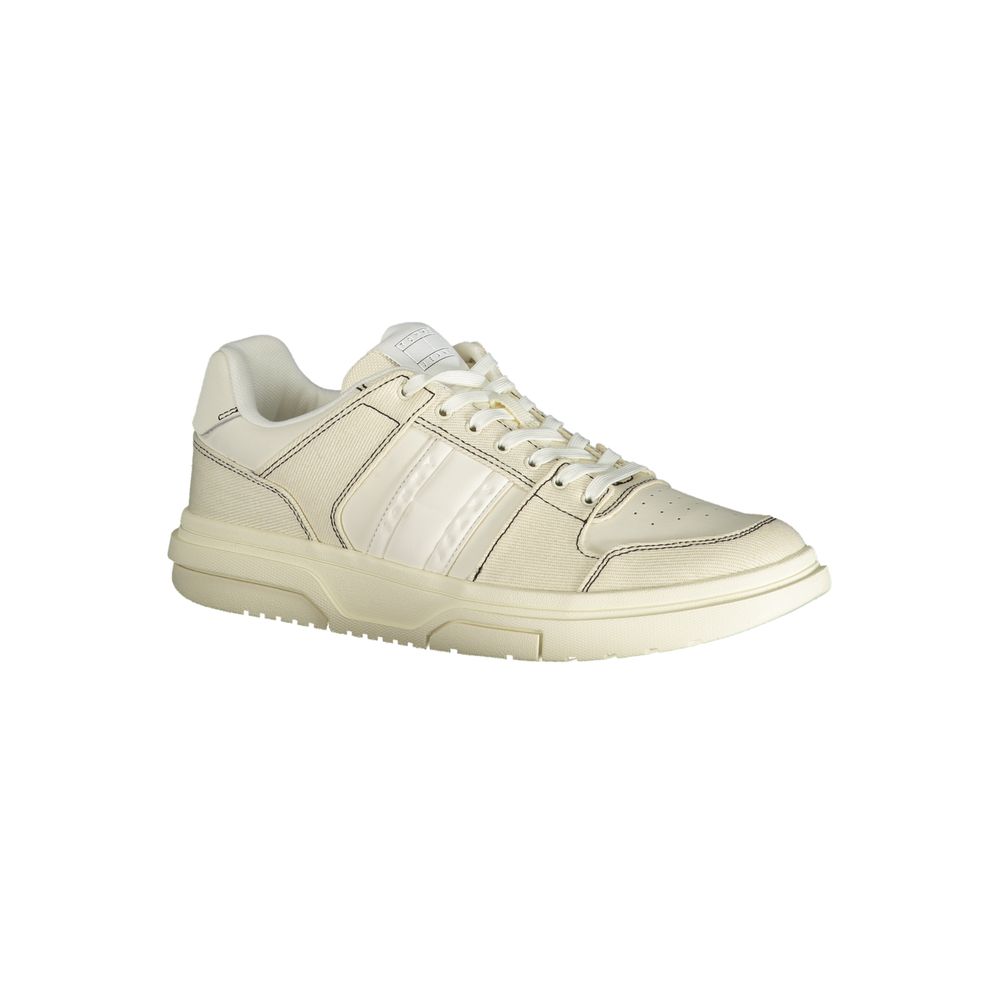 Tommy Hilfiger White Polyester Sneakers