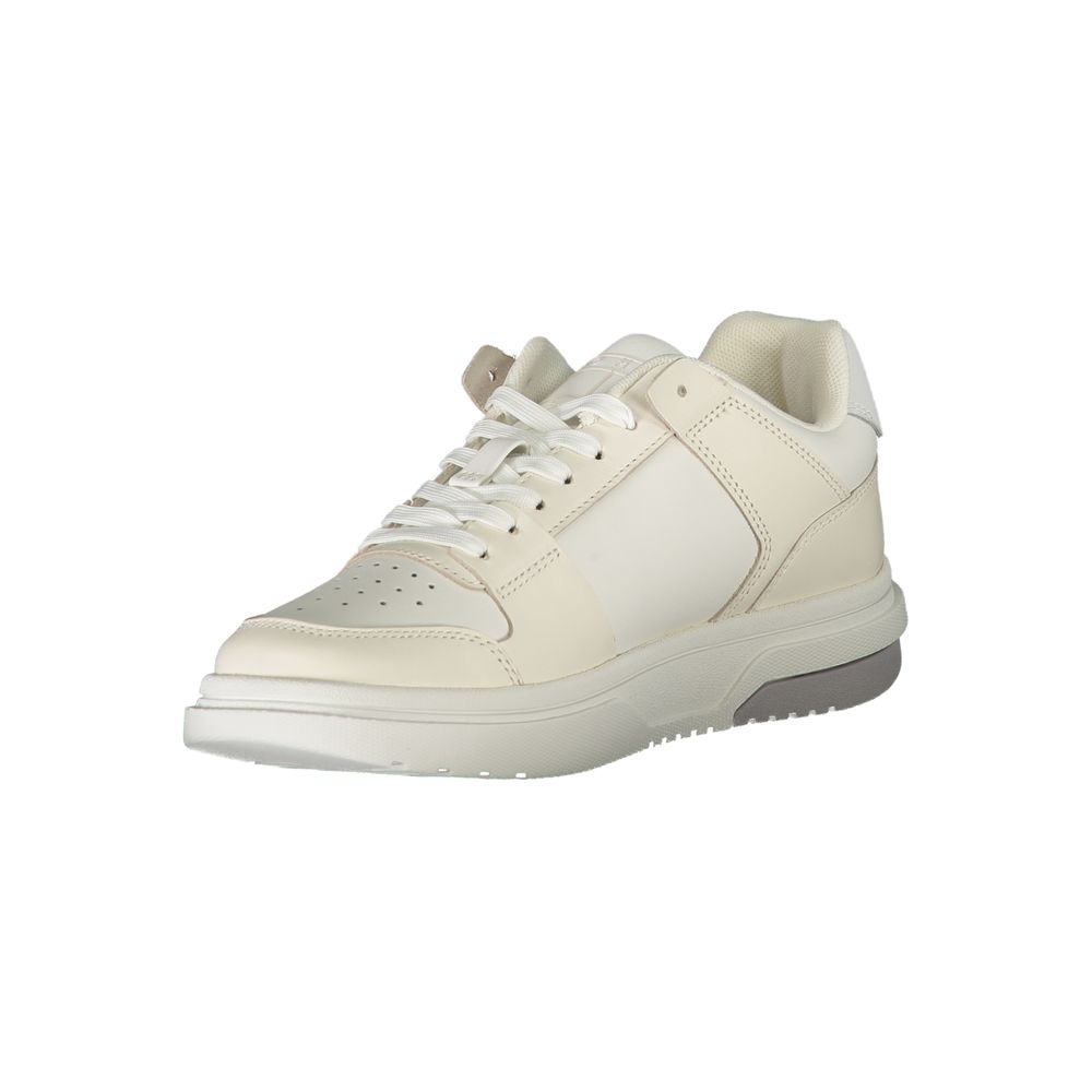 Tommy Hilfiger White Polyester Sneakers