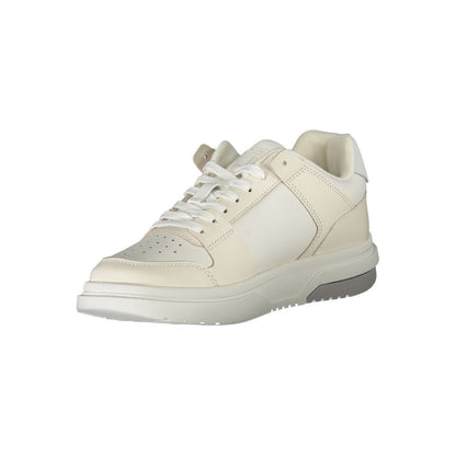 Tommy Hilfiger White Polyester Sneakers