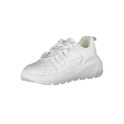 Tommy Hilfiger White Polyester Sneakers