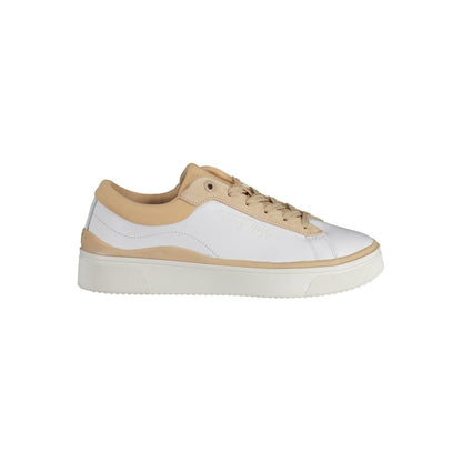 Tommy Hilfiger White Polyester Sneakers