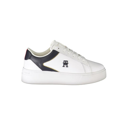 Tommy Hilfiger White Polyester Sneakers