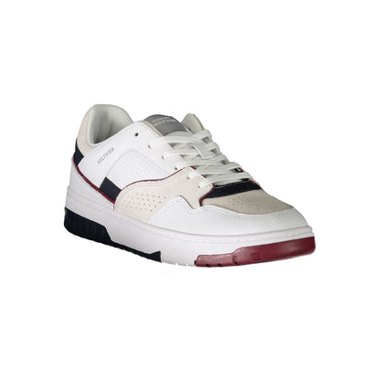 Tommy Hilfiger White Polyethylene Men Sneakers