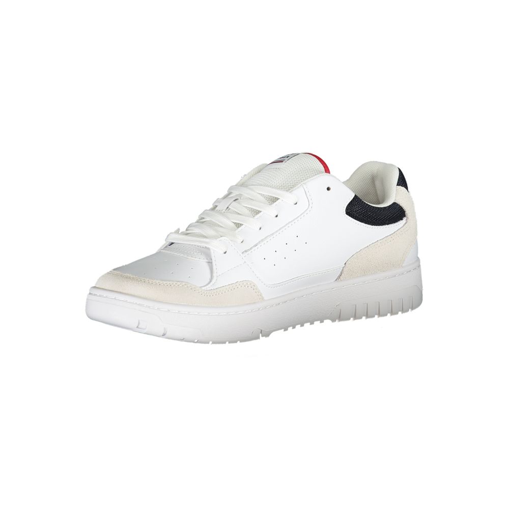 Tommy Hilfiger White Polyethylene Men Sneakers
